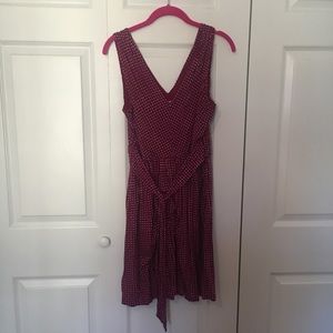 LOFT Polka Dot Swing Dress